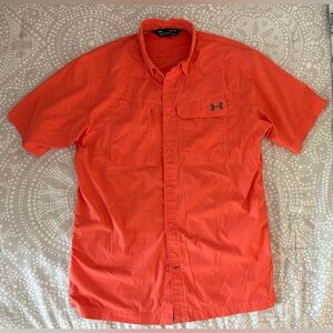 Under Armour Men’s UA Fish Stalker Short Sleeve Shirt, size Medium